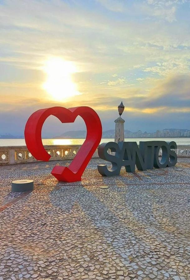 Sala Living Em Predio Familiar Na Av Da Praia Santos  Exteriér fotografie