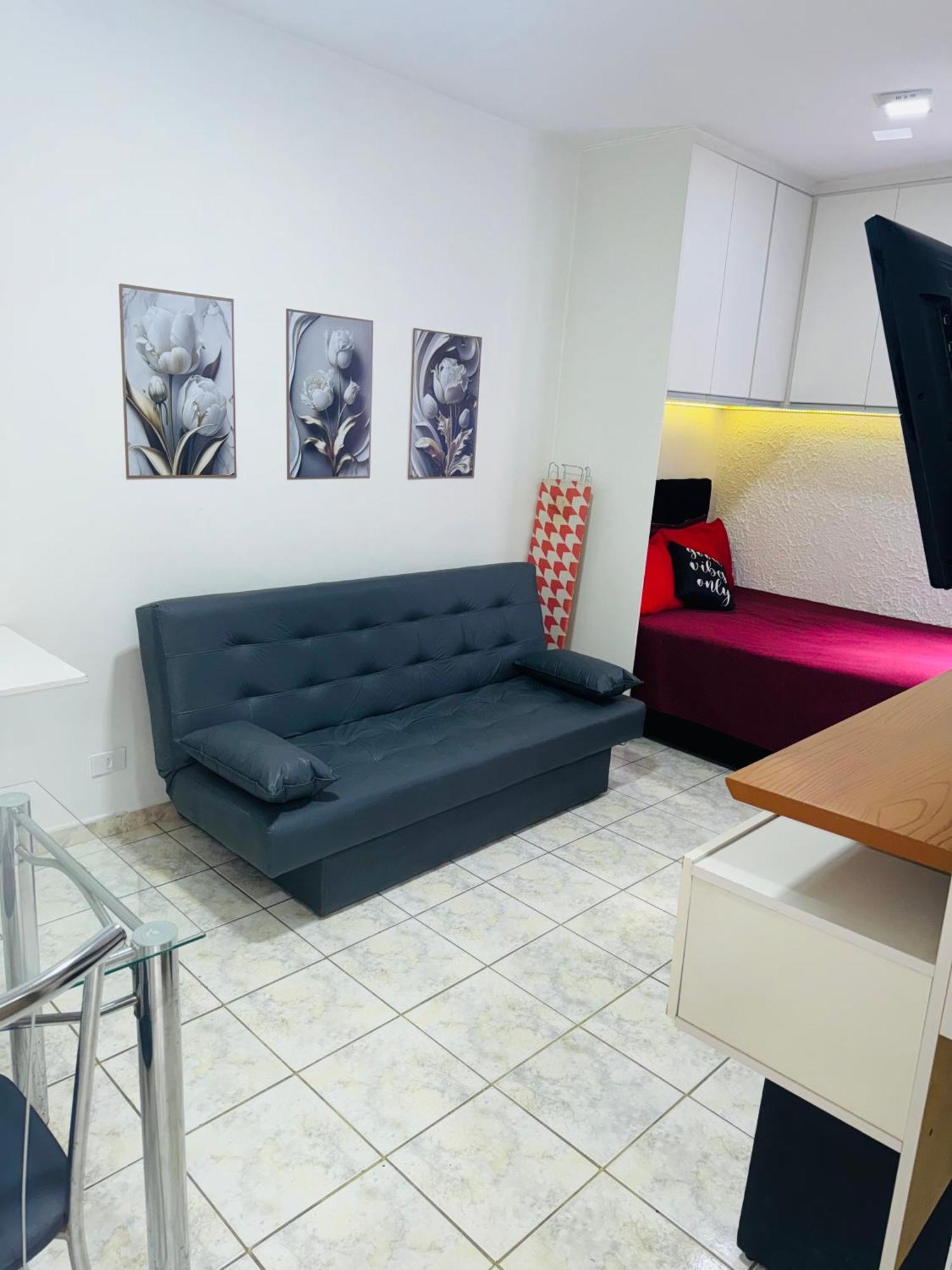 Sala Living Em Predio Familiar Na Av Da Praia Santos  Exteriér fotografie